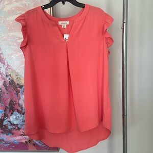 NWT Zenana Ruffle top